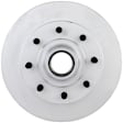 16010188 Front Brake Disc, Geomet Coated, Plain Surface, Vented, 8 Lugs, RWD, QuietCast Series