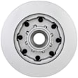 16010188 Front Brake Disc, Geomet Coated, Plain Surface, Vented, 8 Lugs, RWD, QuietCast Series
