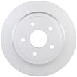 2008 Jeep Commander - Rear, Driver or Passenger Side Brake Disc, Geomet Coated, Plain Surface, Solid, 5 Lugs, QuietCast Series