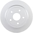 2010 Jeep Wrangler - Rear, Driver or Passenger Side Brake Disc, Geomet Coated, Plain Surface, Solid, 5 Lugs, 316 mm, 3.8L 6Cyl, QuietCast Series