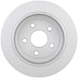 2010 Jeep Wrangler - Rear, Driver or Passenger Side Brake Disc, Geomet Coated, Plain Surface, Solid, 5 Lugs, 316 mm, 3.8L 6Cyl, QuietCast Series
