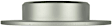 16010287 Rear, Driver or Passenger Side Brake Disc, Geomet Coated, Plain Surface, Solid, 5 Lugs, 319.7 mm, QuietCast Series