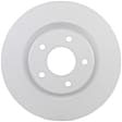 16011437 Front, Driver or Passenger Side Brake Disc, Geomet Coated, Plain Surface, Vented, 5 Lugs, 294 mm, QuietCast Series