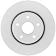 16011493 Front, Driver or Passenger Side Brake Disc, Geomet Coated, Plain Surface, Vented, 5 Lugs, 330 mm, QuietCast Series