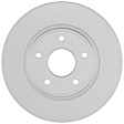 16011528 Rear, Driver or Passenger Side Brake Disc, Geomet Coated, Plain Surface, Solid, 5 Lugs, 328 mm, QuietCast Series