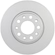 16011617 Rear, Driver or Passenger Side Brake Disc, Geomet Coated, Plain Surface, Solid, 5 Lugs, 278 mm
