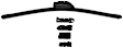2012 Ford Fusion - Front, Passenger Side Wiper Blade, Frameless, 19 in., Clear Advantage Series