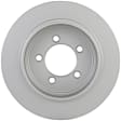 2003 Mercury Mountaineer - Rear, Driver or Passenger Side Brake Disc, Geomet Coated, Plain Surface, Solid, 5 Lugs, 301 mm, 4.6L 8Cyl, QuietCast Series