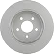2004 Mercury Grand Marquis - Rear, Driver or Passenger Side Brake Disc, Geomet Coated, Plain Surface, Vented, 5 Lugs, 295 mm, 4.6L 8Cyl