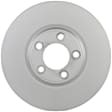 20010355 Front, Driver or Passenger Side Brake Disc, Geomet Coated, Plain Surface, Vented, 5 Lugs, 300.4 mm, QuietCast Series