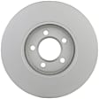 20010355 Front, Driver or Passenger Side Brake Disc, Geomet Coated, Plain Surface, Vented, 5 Lugs, 300.4 mm, QuietCast Series