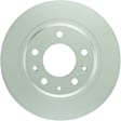 2008 Mazda 6 - Rear, Driver or Passenger Side Brake Disc, Geomet Coated, Plain Surface, Vented, 5 Lugs, 279.6 mm, 2.3L 4Cyl, QuietCast Series