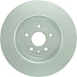 2018 Lincoln MKC - Rear, Driver or Passenger Side Brake Disc, Geomet Coated, Plain Surface, Solid, 5 Lugs, 316 mm, 2.0L 4Cyl