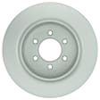 2015 Ford F-150 - Rear, Driver or Passenger Side Brake Disc, Geomet Coated, Plain Surface, Vented, 6 Lugs, 348.2 mm, 6 Lug, 3.5L 6Cyl, QuietCast Series
