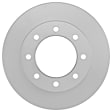20011571 Front, Driver or Passenger Side Brake Disc, Geomet Coated, Plain Surface, Vented, 8 Lugs, 363 mm