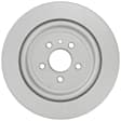 20011623 Rear, Driver or Passenger Side Brake Disc, Geomet Coated, Plain Surface, Vented, 5 Lugs, 345 mm, QuietCast Series