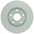 25010539 Front Brake Disc, Plain Surface, Vented, 5 Lugs, 277.9 mm
