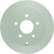 25010567 Rear, Driver or Passenger Side Brake Disc, Geomet Coated, Plain Surface, Solid, 5 Lugs, 290.1 mm