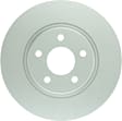 2004 Saturn Ion - Front, Driver or Passenger Side Brake Disc, Geomet Coated, Plain Surface, Vented, 5 Lugs, 296 mm, 2.0L 4Cyl, QuietCast Series