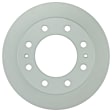 25010576 Front, Driver or Passenger Side Brake Disc, Geomet Coated, Plain Surface, Vented, 8 Lugs, 324.8 mm