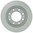 25010576 Front, Driver or Passenger Side Brake Disc, Geomet Coated, Plain Surface, Vented, 8 Lugs, 324.8 mm