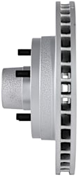 1985 Chevrolet G10 - Front, Driver or Passenger Side Brake Disc, Geomet Coated, Plain Surface, Vented, 5 Lugs, QuietCast Series