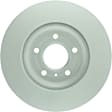25010632 Front, Driver or Passenger Side Brake Disc, Geomet Coated, Plain Surface, Vented, 5 Lugs, 303 mm, QuietCast Series