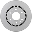 2008 GMC Envoy - Front, Driver or Passenger Side Brake Disc, Geomet Coated, Plain Surface, Vented, 6 Lugs, 4.2L 6Cyl