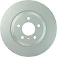 2016 Chevrolet Impala Limited - Front, Driver or Passenger Side Brake Disc, Geomet Coated, Plain Surface, Vented, 5 Lugs, 323.2 mm, QuietCast Series