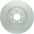 25011448 Front, Driver or Passenger Side Brake Disc, Geomet Coated, Plain Surface, Vented, 6 Lugs, 355 mm