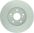 2012 Honda Accord - Front, Driver or Passenger Side Brake Disc, Geomet Coated, Plain Surface, Vented, 5 Lugs, 281.8 mm, engdesig: K24Z2, 2.4L 4Cyl, QuietCast Series