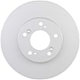 26010735 Front, Driver or Passenger Side Brake Disc, Geomet Coated, Plain Surface, Vented, 5 Lugs, 281.3 mm