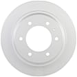 2000 Isuzu Amigo - Rear, Driver or Passenger Side Brake Disc, Geomet Coated, Plain Surface, Vented, 6 Lugs, QuietCast Series