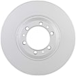 1993 Isuzu Trooper - Front Brake Disc, Geomet Coated, Plain Surface, Vented, 6 Lugs, SOHC, 3.2L 6Cyl