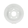 26010750 Front, Driver or Passenger Side Brake Disc, Geomet Coated, Plain Surface, Vented, 5 Lugs, 261.9 mm, QuietCast Series