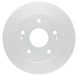 26010758 Rear, Driver or Passenger Side Brake Disc, Geomet Coated, Plain Surface, Solid, 5 Lugs, 259.5 mm, 2.2L, 4Cyl, QuietCast Series