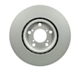 26011425 Front, Driver or Passenger Side Brake Disc, Geomet Coated, Plain Surface, Vented, 5 Lugs, 319.8 mm, QuietCast Series