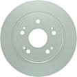 26011451 Rear, Driver or Passenger Side Brake Disc, Geomet Coated, Plain Surface, Solid, 5 Lugs, 282 mm, QuietCast Series