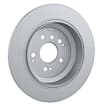 2021 Honda Pilot - Rear, Driver or Passenger Side Brake Disc, Geomet Coated, Plain Surface, Solid, 5 Lugs, 330 mm, 3.5L 6Cyl