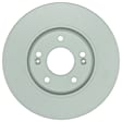 2012 Hyundai Sonata - Front, Driver or Passenger Side Brake Disc, Geomet Coated, Plain Surface, Vented, 5 Lugs, FULL HYBRID EV-GAS (FHEV), 2.4L 4Cyl, QuietCast Series