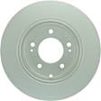 28011498 Rear, Driver or Passenger Side Brake Disc, Geomet Coated, Plain Surface, Solid, 5 Lugs, 284 mm, QuietCast Series