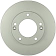32010862 Front, Driver or Passenger Side Brake Disc, Geomet Coated, Plain Surface, Vented, 5 Lugs, 300 mm, 3.5L, 6Cyl, QuietCast Series