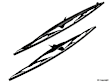 3397001394 Wiper Blade Set (Standard Type) - Replaces OE Number 61-61-9-071-613