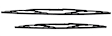 3397001539 Wiper Blade Set 22 in./26 in. - Replaces OE Number 61-61-9-070-579