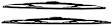 3 397 001 543 Front OE Replacement Series Wiper Blade, Framed Driver