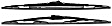 Windshield Wiper Blade Set - Bosch 3397001582