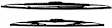 2005 Ford Focus - Front, Driver and Passenger Side Wiper Blade, Framed, Driver: 22 in.; Passenger: 19 in., OE Replacement Series