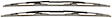 3397005807 Front OE Specialty Series Wiper Blade, Framed Driver - 21 in.; Passenger - 21 in.