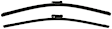 3397007294 Front, Driver and Passenger Side OE Replacement Series Wiper Blade, Frameless Driver