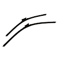 3397007620 Front, Driver and Passenger Side AeroTwin Series Wiper Blade, Framed Driver